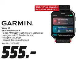 MediaMarkt GARMIN Venu X1 GPS-Smartwatch Angebot