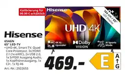 MediaMarkt Hisense 65A6N 65" LED-TV Angebot