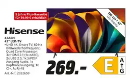 MediaMarkt Hisense 43A6N 43" LED-TV Angebot