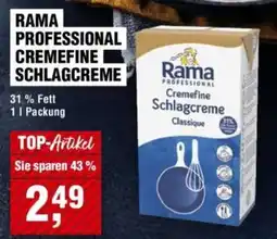 Handelshof Rama professional cremefine schlagcreme Angebot