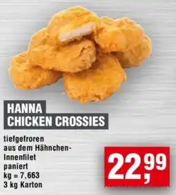 Handelshof Hanna chicken crossies Angebot