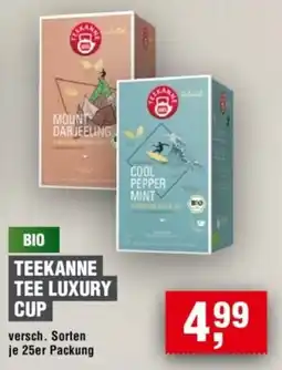 Handelshof Teekanne tee luxury cup Angebot