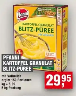 Handelshof Pfanni kartoffel granulat blitz-püree Angebot