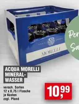 Handelshof Acqua morelli mineralwasser Angebot
