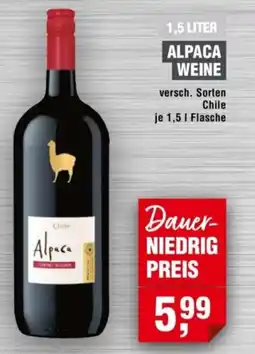 Handelshof Alpaca weine Angebot