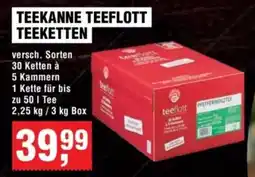 Handelshof Teekanne teeflott teeketten Angebot