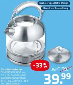 ROLLER Severin Glas-Wasserkocher Angebot