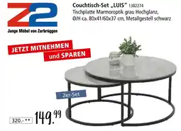 Zurbrüggen Z2 couchtisch-set 'luis' Angebot