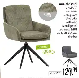 Zurbrüggen Armlehnstuhl alma Angebot