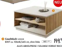 Zurbrüggen Couchtisch Angebot