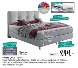 Zurbrüggen Boxbett rice Angebot