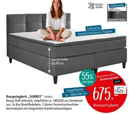 Zurbrüggen Boxspringbett 'surrey' Angebot