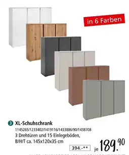 Zurbrüggen Xl-schuhschrank Angebot