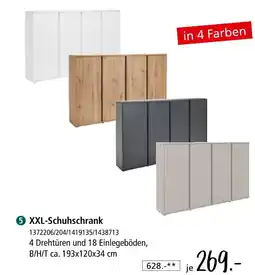 Zurbrüggen Xxl-schuhschrank Angebot