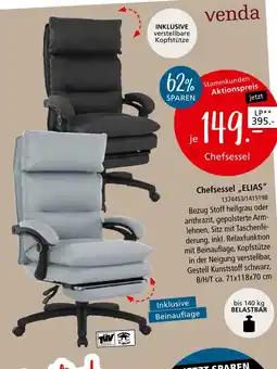 Zurbrüggen Venda chefsessel „elias“ Angebot