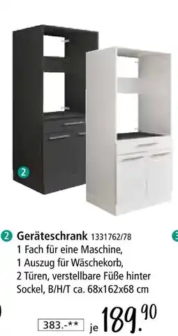 Zurbrüggen Geräteschrank Angebot