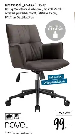 Zurbrüggen Novel drehsessel osaka Angebot