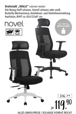 Zurbrüggen Novel drehstuhl malu Angebot