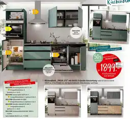 Zurbrüggen Welcome küchenblock „troja 273“ mit basis e-geräte-ausstattung Angebot