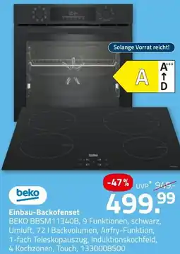 ROLLER beko Einbau-Backofenset Angebot