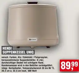 Handelshof Hendi suppenkessel uniq Angebot