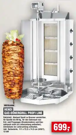 Handelshof Hendi gas-dönergrill profi line Angebot