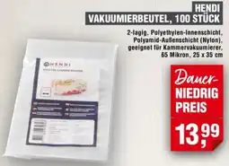 Handelshof Hendi vakuumierbeutel, 100 stück Angebot