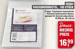 Handelshof Hendi vakuumierbeutel, 100 stück Angebot