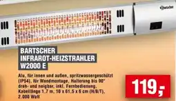 Handelshof Bartscher infrarot-heizstrahler W2000 E Angebot
