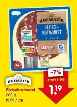 Netto Marken-Discount Fleischrotwurst Angebot