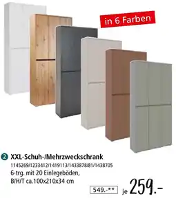 Zurbrüggen XXL-Schuh-/Mehrzweckschrank Angebot