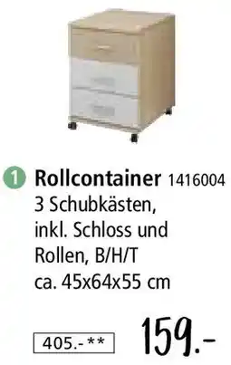 Zurbrüggen Rollcontainer Angebot