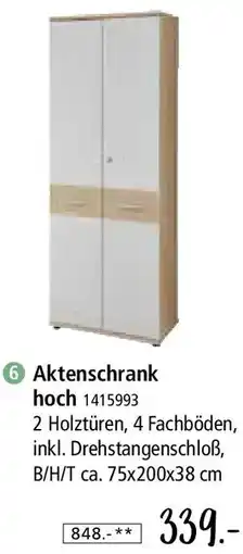 Zurbrüggen Aktenschrank hoch Angebot