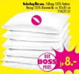 Möbel Boss Federkopfkissen Angebot