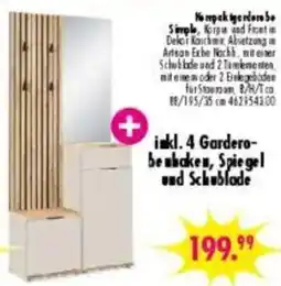 Möbel Boss Kompaktgarderobe Angebot