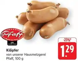 Schmidt's Märkte Pfaff Klöpfer Angebot