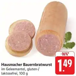 Schmidt's Märkte Hausmacher Bauernbratwurst Angebot