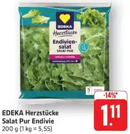 Schmidt's Märkte EDEKA Herzstücke Salat Pur Endivie Angebot