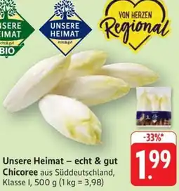 Schmidt's Märkte Unsere Heimat - echt & gut Chicoree Angebot