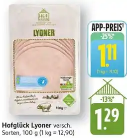 Schmidt's Märkte Hofglück Lyoner Angebot