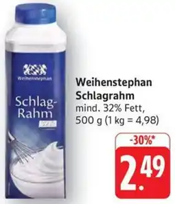 Schmidt's Märkte Weihenstephan Schlagrahm Angebot