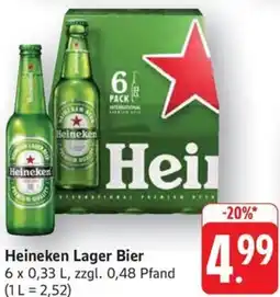 Schmidt's Märkte Heineken Lager Bier Angebot