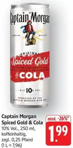 Schmidt's Märkte Captain Morgan Spiced Gold & Cola Angebot