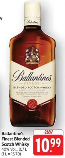 Schmidt's Märkte Ballantine's Finest Blended Scotch Whisky Angebot