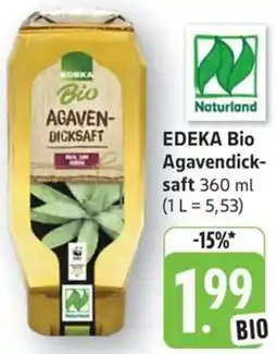 Schmidt's Märkte EDEKA Bio Agavendicksaft Angebot