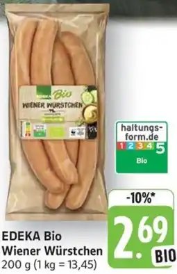 Schmidt's Märkte EDEKA Bio Wiener Würstchen Angebot