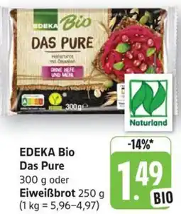 Schmidt's Märkte EDEKA Bio Das Pure oder Eiweißbrot Angebot