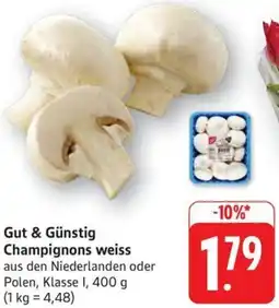 Schmidt's Märkte Gut & Günstig Champignons weiss Angebot