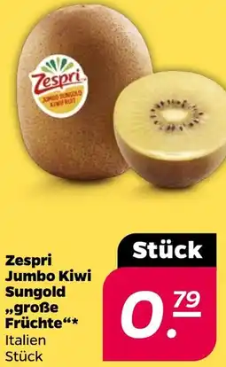 NETTO Zespri Jumbo Kiwi Sungold „große Früchte" Angebot