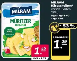 NETTO MILRAM Käsescheiben Angebot